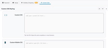 Style Customization Options - Click to expand